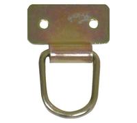 Lot de 2 anneaux de tirage acier zingué, H.60 x L.40 x P.12 mm