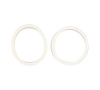 Lot de 2 anneaux en mousse pour fourche de vélo RockShox - Diamètre intérieur : 30-40 mm - Absorbeur de poussière - Accessoire d'entretien - Blanc (38 mm)
