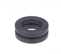 Lot de 2 anneaux toroïdes en ferrite haute fréquence pour systèmes balun et antenne avec une taille précise de 6,1 cm pour une transmission stable du signal Noir