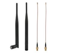 Lot de 2 Antennes Lora 868 MHz, Antenne WiFi SMA Male Omnidirectionnelle 3 dBi, Compatible ESP32, Meshtastic, ESP32 Cam, avec 2 Rallonges IPEX 15 cm, pour Carte Lora OLED, Antenne WiFi PC