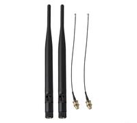Lot de 2 antennes LoRa 915 MHz pour SMA mâle avec gain de 5 dBi pour câble IPEX pour une configuration de communication efficace