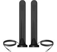 Lot de 2 antennes magnétiques externes 12 dBi 4G LTE 5G TS9 compatibles avec Netgear AT&T Nighthawk MR6110 MR6500 M6 Pro MR6150 M5 MR5100 MR5200 M1 MR1100 Verizon Hotspots Routeur Slinkdsco