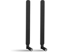 Lot de 2 antennes omnidirectionnelles 4G LTE/5G Sub-6 large bande 8 dbi 600-3980 MHz avec connecteur SMA pour routeur CPE,hotspot mobile,rallonge de portée sans fil,caméras de trail,noir