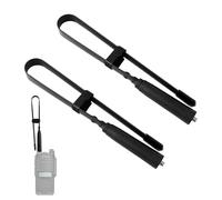 Lot de 2 antennes pour Baofeng - 47 cm - Double bande VHF UHF - Antenne fouet longue portée - Accessoires compatibles avec UV-5R/BF-F8HP/BF-888S/UV-5R Plus/UV-5RX3 et autres radios jambon