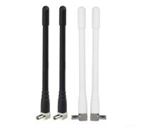 Lot de 2 antennes TS9 4G LTE pour modem MiFi routeur mobile ZTE MF61 avec matériau ABS pour une utilisation durable (blanc)