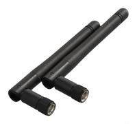 Lot de 2 antennes WiFi d'extérieur 2 4G pour une sécurité sans fil améliorée, pour connecteur SMA mâle pour routeurs et caméras
