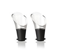 Vacu Vin 18540612 Lot de 2 Stop Gouttes Noir