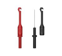 Lot de 2 appareils de test de diagnostic électrique rapide de petite ligne, adaptés pour une connexion d'insertion de 4 mm, design en métal solide, accessoires de test électrique de qualité