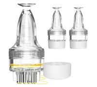 Lot de 2 applicateurs de minoxidil, application rapide et efficace sans désordre pour sérum capillaire, petit outil applicateur de minoxidil, flacon applicateur de cheveux, brosse minoxidil, peigne