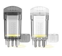 Lot de 2 applicateurs de minoxidil faciles à appliquer et rapidement pour masser le cuir chevelu avec précision et efficacité - Pour sérum de croissance des cheveux Minoxidil - Flacon applicateur de