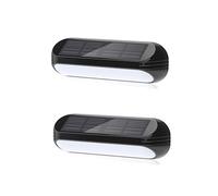 Lot de 2 applique solaire murale