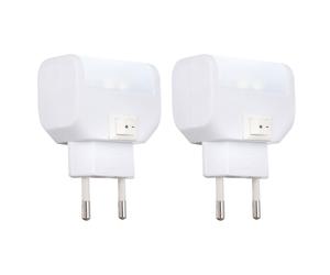 Lot de 2 appliques murales LED veilleuse chambre d'enfant lampes de prise de jour