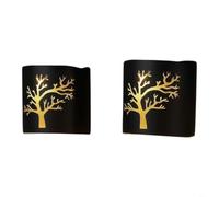 Lot de 2 appliques murales solaires d'extérieur résistantes aux intempéries, éclairage décoratif pour jardin, terrasse, allée, allumage automatique, respectueux de l'environnement, économie d'énergie