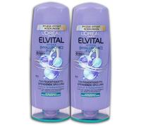 Lot de 2 après-shampoings L'Oréal Elvital Hydra Hyaluronic Pure, 2 x 250 ml