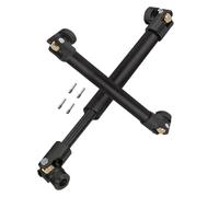 Lot de 2 arbres d'entraînement sur chenilles RC 116-170 mm pour arbre de transmission universel 1/10 Axial SCX10 2 Redcat D90 Gen7/Pro RC4WD GEN8 SCX10-II, RCMYou Lot de 2 axes universels en acier,