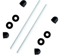 Lot de 2 arbres en céramique pour jacuzzi Intex Pure Spa-Pompe à impulsion Fix E90 (2 arbres en céramique avec 4 capuchons en caoutchouc)