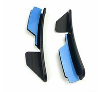 Lot de 2 arceaux arrière larges en ABS pour fusées éclairantes pour CLA pour AMG Line 2013-2019, noir ou fibre de carbone, paire de garnitures de passage de roue extérieures (noir)