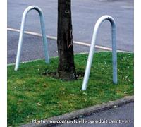 Lot de 2 arceaux simples - Galvanisé + peint vert - MOTTEZ - B336S2VT