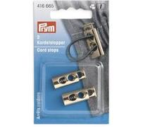 Lot de 2 arrêteurs de cordon 2 trous métal - Blocage lacet et cordon ajustable - Prym(...) - Or