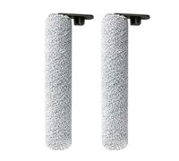 Lot de 2 aspirateurs secs et humides sans fil - Brosse rouleau de rechange en plastique robuste pour Jonr Ed12 Pro Poils en fibre - Installation simple à clipser - Ramassage amélioré des débris