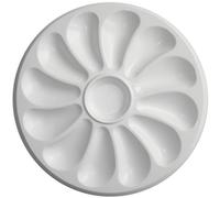 Lot de 2 - Assiette à Huîtres en Plastique - 12 Places