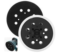 Lot de 2 assiettes abrasives professionnelles de 125 mm, avec crochet et boucle à 8 trous, tampon pour ponceuse orbitale Bosch compatible avec Bosch Pex 300 Ae E Pex 400 Ae Meuleuse excentrique 12 000