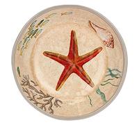 Sea life by Rose & Tulipani Lot de 2 assiettes creuses 100% mélamine 19,5 cm dans une boîte cadeau