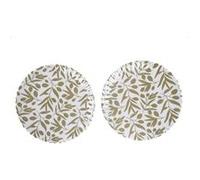 Lot de 2 assiettes mélamine Olivia 27 cm - Amadeus - Vert - Plastique Vert