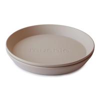 Lot de 2 assiettes rondes Vanilla