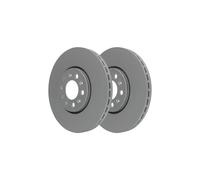 Lot de 2 ATE Disque de frein 24.0125-0113.1 pour SEAT, AUDI, SKODA, VW
