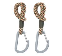 Lot de 2 attaches poussette avec mousqueton - Red