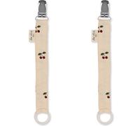 Konges Slojd - Lot de 2 attache-sucettes - Cerise