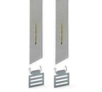 Lot de 2 attaches tablier pour tube ZF - sangle réglable