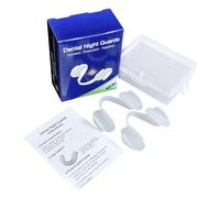 Lot de 2 attelles de dents universelles de nuit anti-usure en silicone pour grincer les dents la nuit