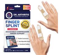 Lot de 2 attelles de doigt à déclenchement développées par les médecins pour l'arthrite et la récupération des blessures, support de préhension et outil de redressement, support de doigt cassé qui
