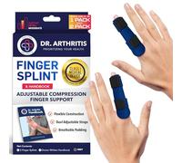 Lot de 2 attelles de doigt à déclenchement développées par les médecins pour l'arthrite et la récupération des blessures, support de préhension et outil de redressement, support de doigt cassé qui