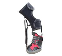 Lot de 2 attelles de pied avec moulinet pour chien avec problèmes de pieds et amélioration de la marche dans les chaussures correctrices pour chiens avec moulinet et bottes non articulées pour