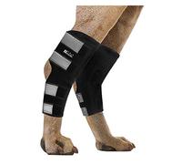 Lot de 2 attelles pour patte arrière pour chien - Utilisé pour les entorses, soutien de la jambe arrière pour l'arthrite, la stabilité après une blessure - Soutien de la cheville (taille L)