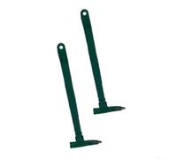 Lot de 2 attrape-appâts intelligents pour la pêche sur glace - Outil de levage automatique mains libres pour les ménés par temps froid - Dispositif ABS vert