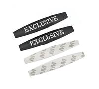 Lot de 2 Autocollants 3D en métal avec Logo Avantgarde Exclusive, emblème Grand Edition, Compatible avec(Black Exclusive)