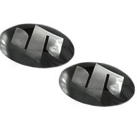 Lot de 2 autocollants avec logo Suzuki Style 14 mm de diamètre pour voiture Pour clé télécommande Autocollant avec emblème (14 mm Suzuki 2 pièces)