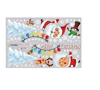 Lot De 2 Autocollants Avec Motif De Noël