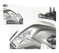 Lot de 2 Autocollants compatibles avec Moto R 1200 GS 2013-2016 LC côté réservoir R1200 R1200GS (Graphite)