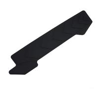 Lot de 2 autocollants de protection en gel de silicone pour chaîne, couverture du tube contre les éclats de pierres et les rayures, noir 220 x 53 mm