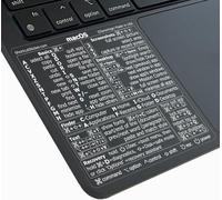Lot De 2 Autocollants De Raccourcis Mac Os Autocollants De Clavier Pour Macos Feuille De Triche En Vinyle Laminé Sans Résidus Pour Ordinateur Portable Raccourcis Macbook 2025