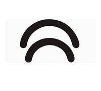 Lot de 2 autocollants de rechange pour pieds de souris compatibles avec Logitech Pebble Mouse