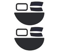 Lot de 2 autocollants de rechange pour pieds de souris compatibles avec souris Razer Mamba Hyperflux (Mamba hyperflux)