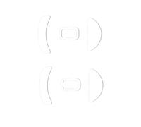 Lot de 2 autocollants de rechange pour pieds de souris compatibles avec souris Razer Orochi V2 (Orochi V2 blanc)