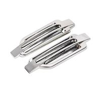 Lot de 2 autocollants décoratifs pour grille d'aération latérale de voiture - Accessoire pour capot de voiture - Accessoire pour capot de voiture - Décoration élégante pour capot de voiture - Facile à