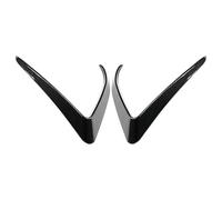 Lot De 2 Autocollants Décoratifs pour Phares Antibrouillard Avant pour Tesla pour Model X 2015 2016 2017 2018 2019 2020(Glossy Black)